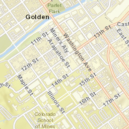 Golden Street Map