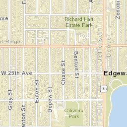 2501-2511 Ames Street Edgewater CO Street Map