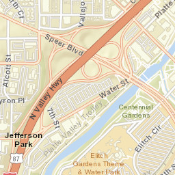 2501-2525 West 23rd Avenue, Denver, CO Street Map