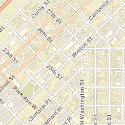Five Points Colorado Street Map