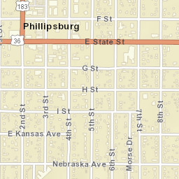 401-451 State St, Phillipsburg, KS 67661 Street Map