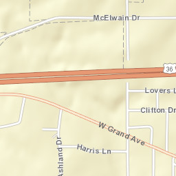 U.S. 36, Cameron, MO 64429 Street Map