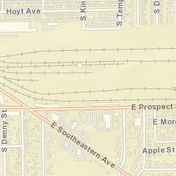 4320 Lexington Ave, Indianapolis, Indiana Street Map