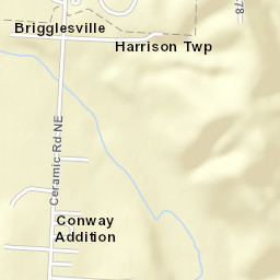 Conway Addition Ohio Street Map
