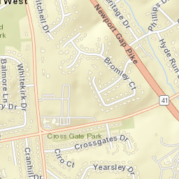 Mitchell Estates Delaware Street Map