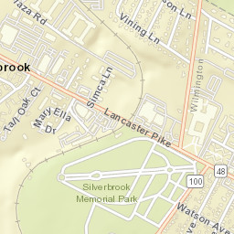 Silver Springs Delaware Street Map
