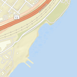 Duponts Landing Delaware Street Map