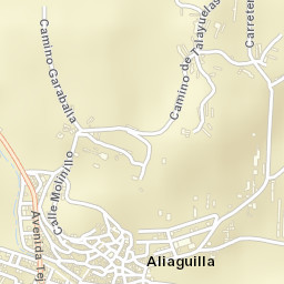 Aliaguilla Street Map