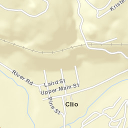 Clio California Street Map