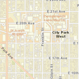 2005 Franklin Street, Denver, CO 80205 Street Map