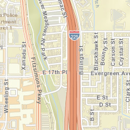 Hillcrest Village Colorado Street Map