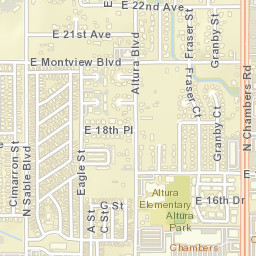 14501-14799 E Montview Blvd Aurora Street Map