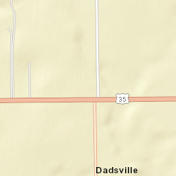 Dadsville Ohio Street Map