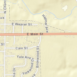 New Lebanon Ohio Street Map