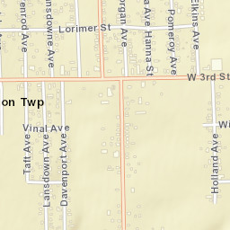 Drexel Ohio Street Map