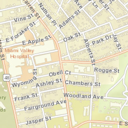 366-398 Wyoming Street, Dayton, OH Street Map