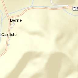 Carlisle Ohio Street Map