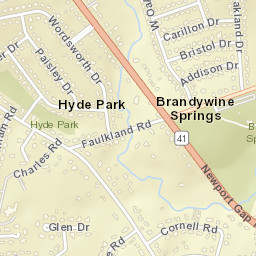 Hyde Park Delaware Street Map