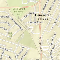 Lancaster Village Delaware Street Map