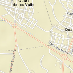 Quart de les Valls Street Map