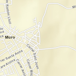 Muro Street Map
