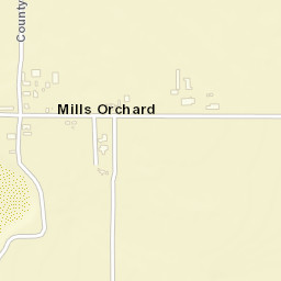 Mills Orchard California Street Map