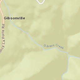 Gibsonville California Street Map