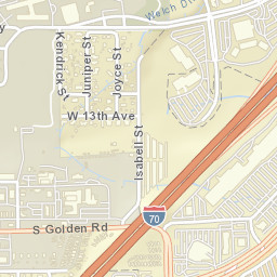 1484-1498 Joyce St Golden CO Street Map