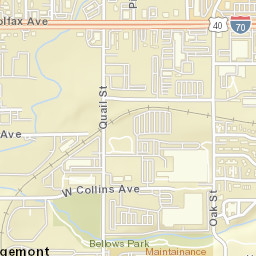 10801-11199 West 12th Avenue, Lakewood Street Map