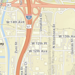 1675-1773 Shoshone Street, Denver, CO Street Map