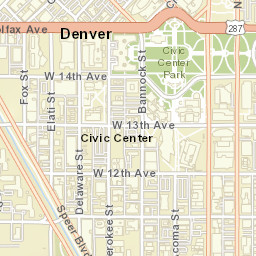 626-698 West 13th Avenue Denver Street Map
