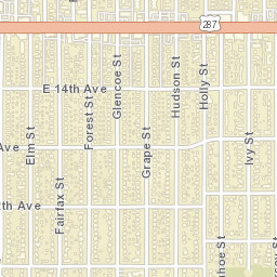  Forest St, Denver, USA Street Map