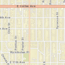1100 Quince St, Denver, CO 80220, USA Street Map