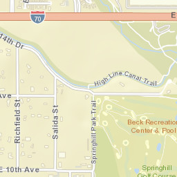 Kirkgaard Acres Colorado Street Map