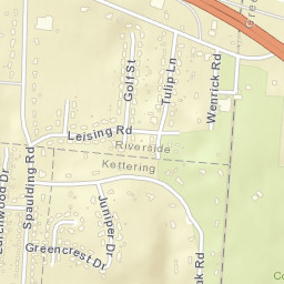 Clement Ohio Street Map