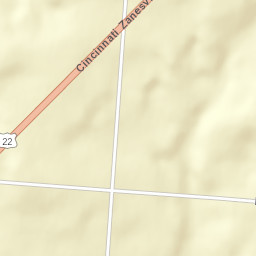 Colfax Ohio Street Map