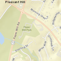 Pleasant Hill Delaware Street Map