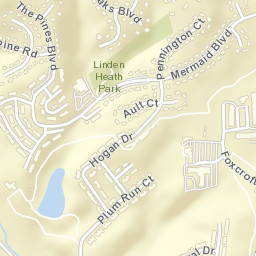 Woodcreek Delaware Street Map