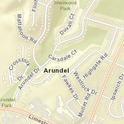 Arundel Delaware Street Map