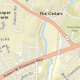 The Cedars Delaware Street Map