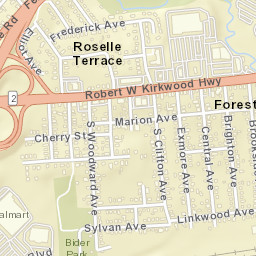 Wood Wards Addition Delaware Street Map