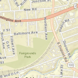 Scarborough Park Delaware Street Map