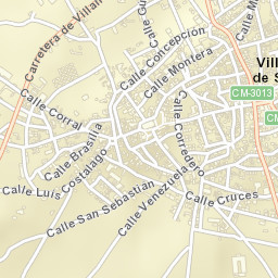 Villamayor de Santiago Street Map