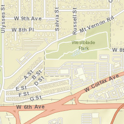 East Old Golden Rd, Golden, CO 80401, USA Street Map