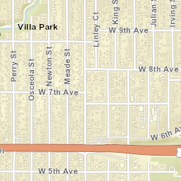 3450-3522 West 6th Avenue North Drive Denver CO Street Map