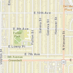 581-599 Dayton Street, Denver, CO 80230, USA Street Map