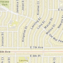 Del Mar Colorado Street Map