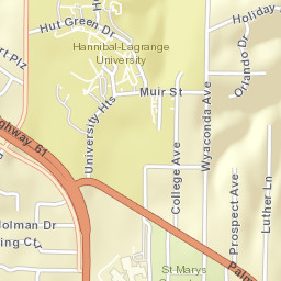 State Highway W, Hannibal, MO 63401 Street Map