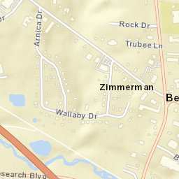 Zimmerman Ohio Street Map