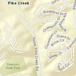 The Bluffs Delaware Street Map
